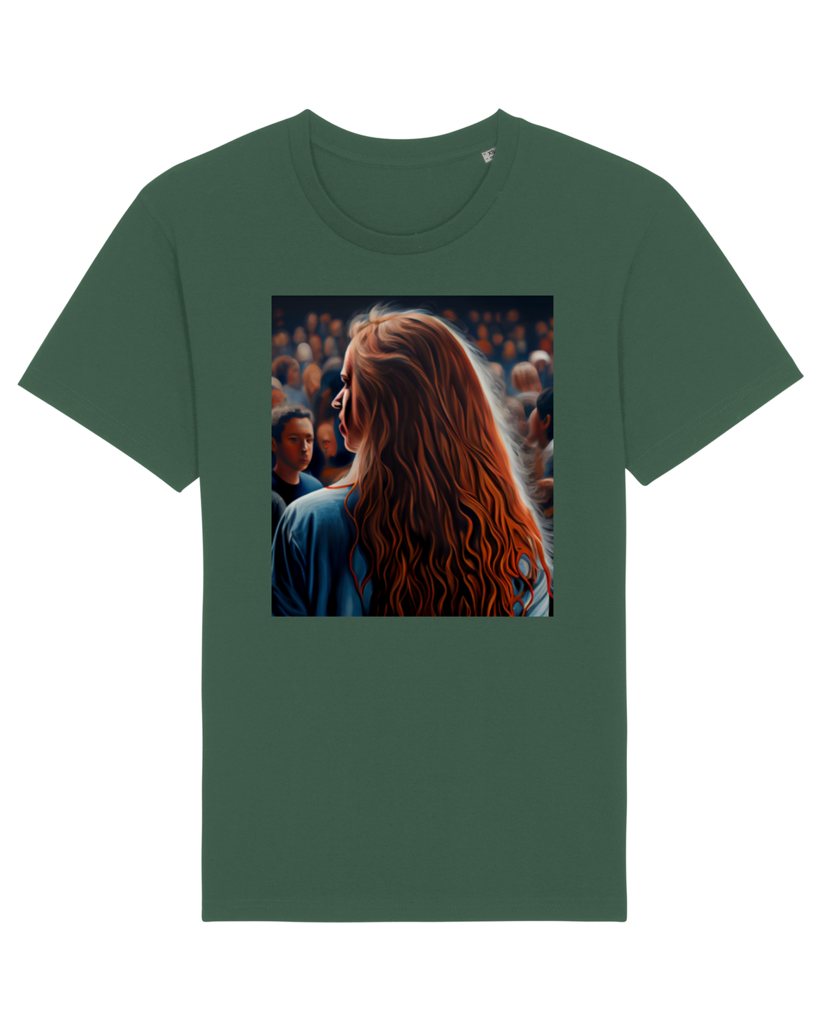 Tricou mânecă scurtă Unisex Rocker Bottle Green