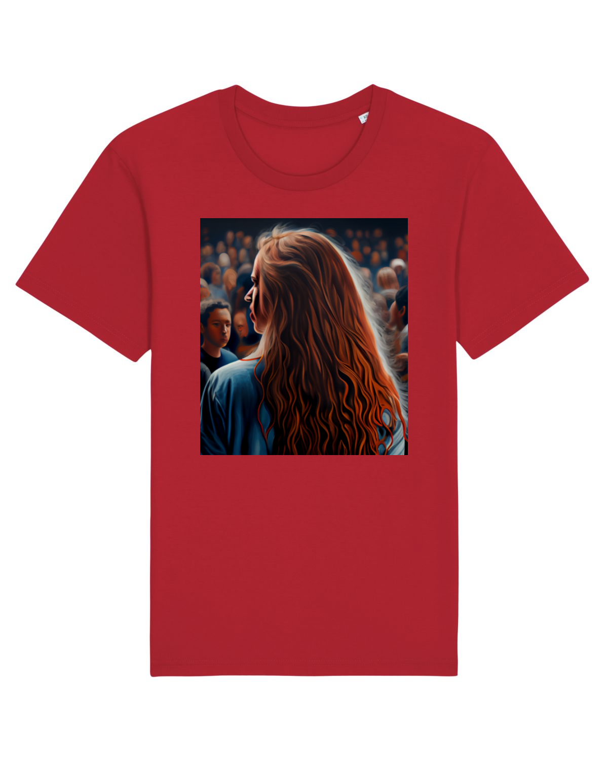 Tricou mânecă scurtă Unisex Rocker Red