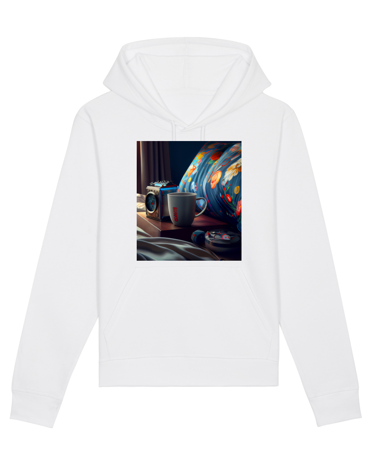 Hanorac Unisex Drummer White