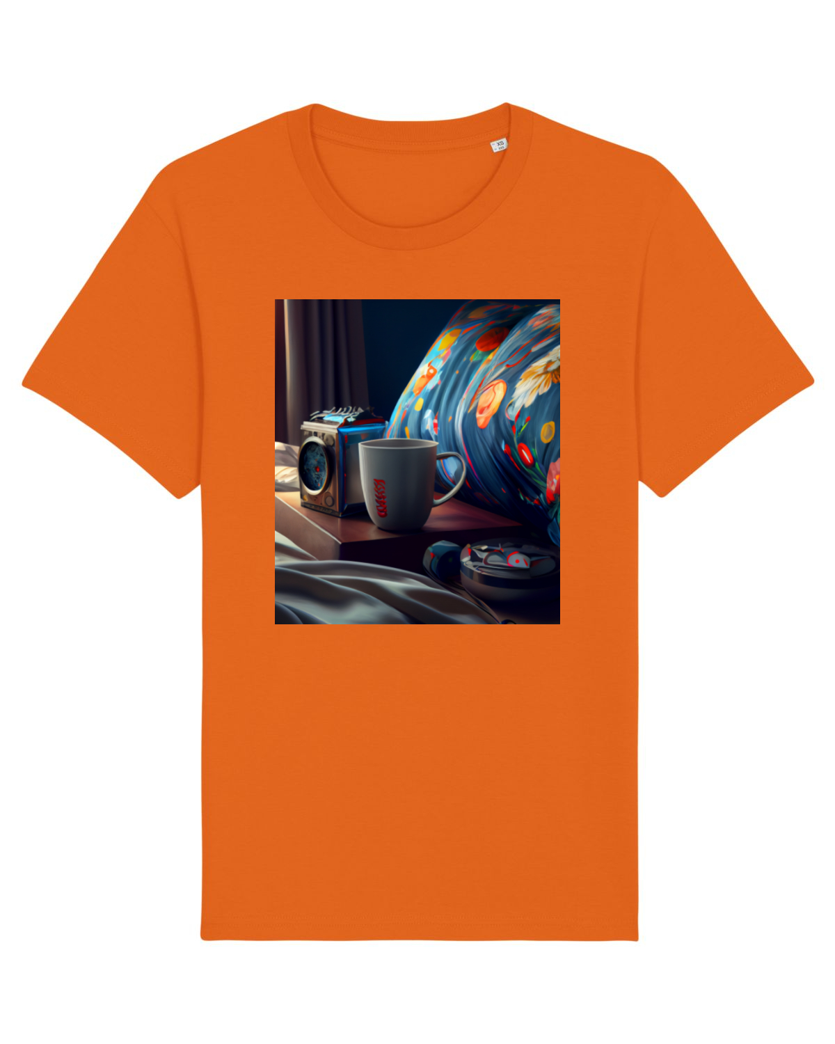 Tricou mânecă scurtă Unisex Rocker Bright Orange