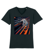 DIGITAL ART 7 Tricou mânecă scurtă guler V Bărbat Presenter