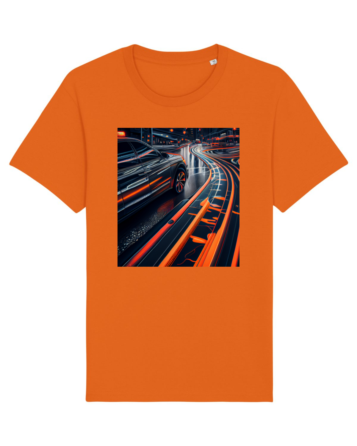 Tricou mânecă scurtă Unisex Rocker Bright Orange