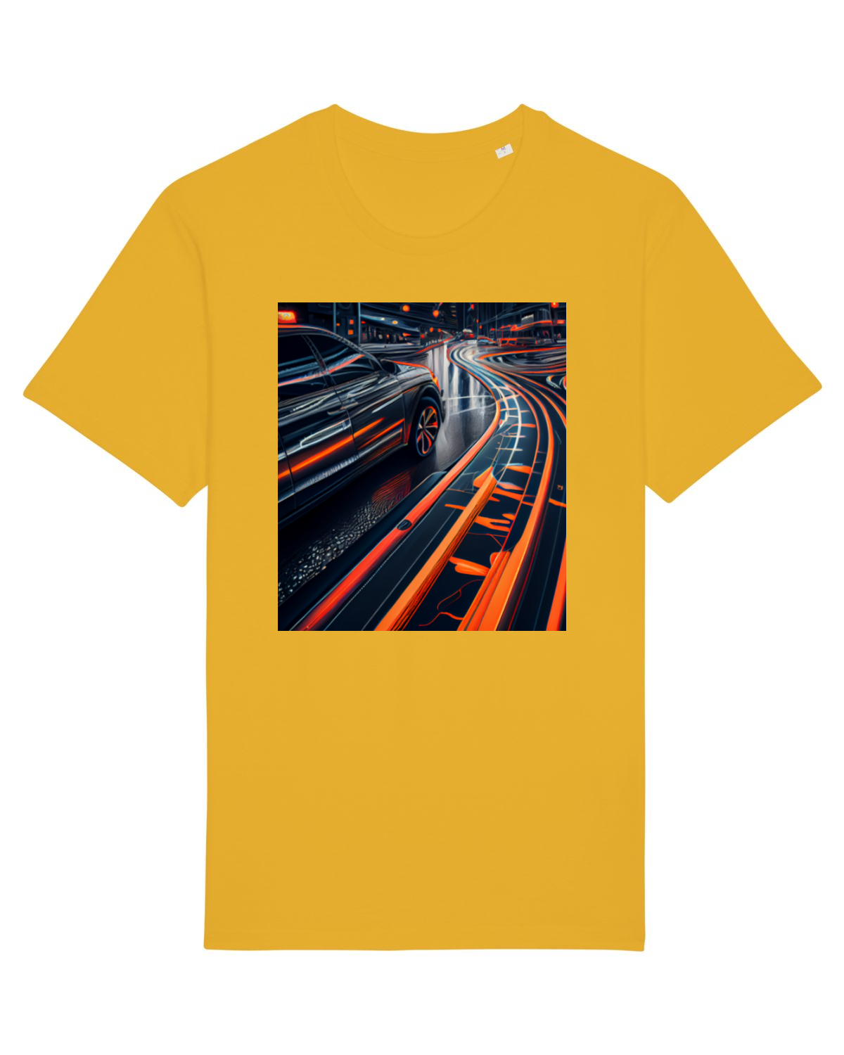 Tricou mânecă scurtă Unisex Rocker Spectra Yellow