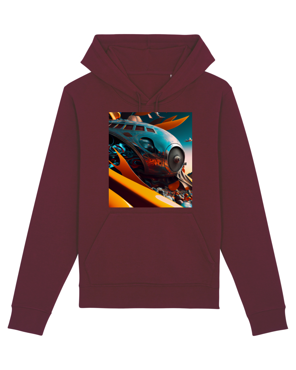 Hanorac Unisex Drummer Burgundy