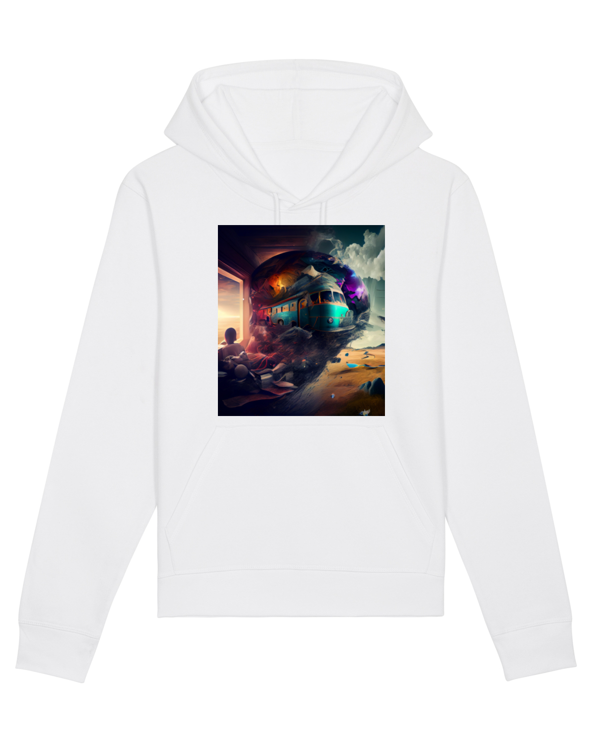 Hanorac Unisex Drummer White
