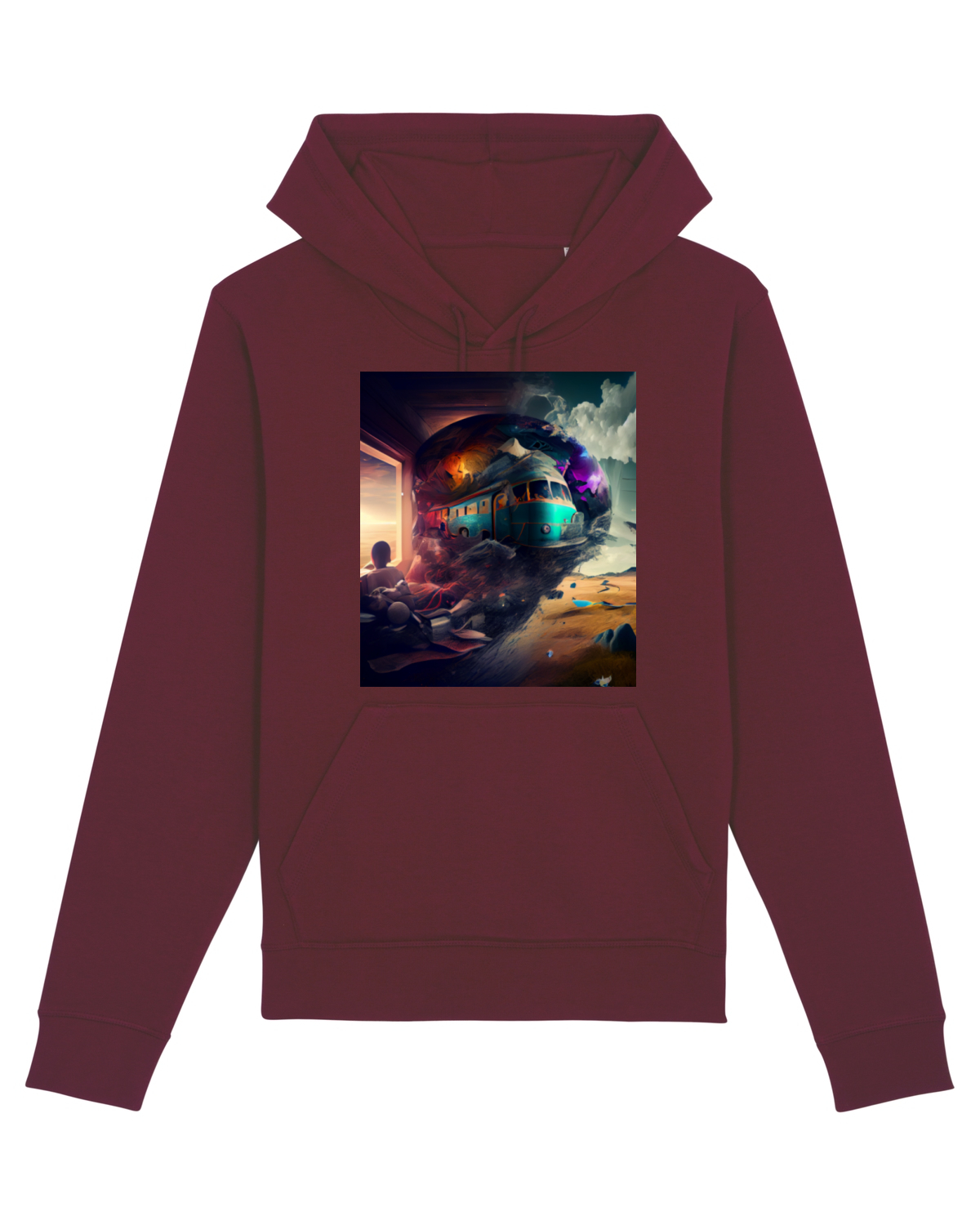 Hanorac Unisex Drummer Burgundy