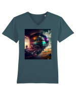 DIGITAL ART 9 Tricou mânecă scurtă guler V Bărbat Presenter
