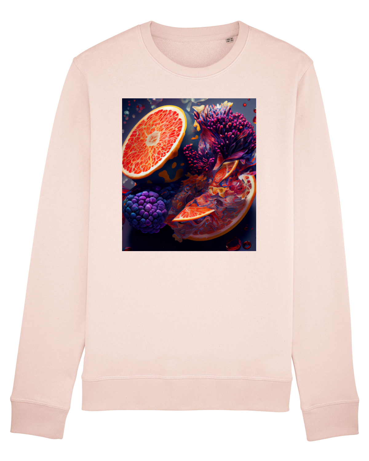 Bluză mânecă lungă Unisex Rise Candy Pink