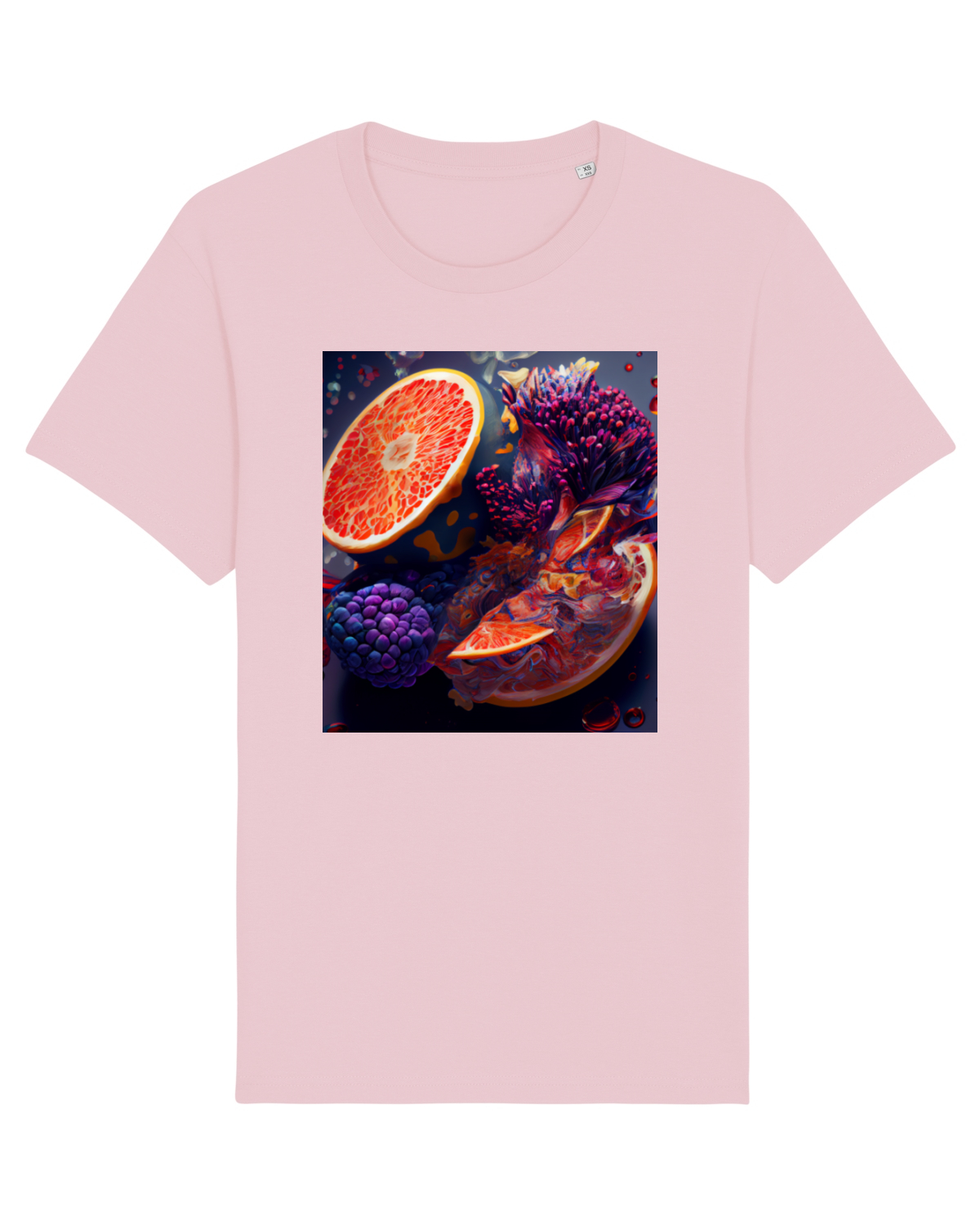 Tricou mânecă scurtă Unisex Rocker Cotton Pink