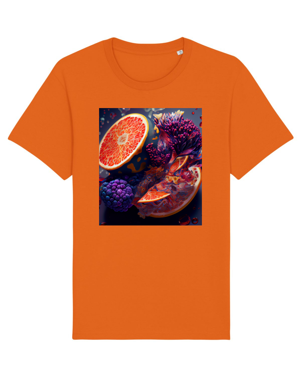 Tricou mânecă scurtă Unisex Rocker Bright Orange