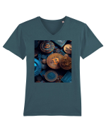 DIGITAL ART 11 Tricou mânecă scurtă guler V Bărbat Presenter