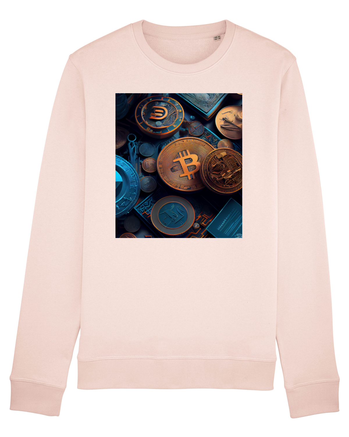 Bluză mânecă lungă Unisex Rise Candy Pink