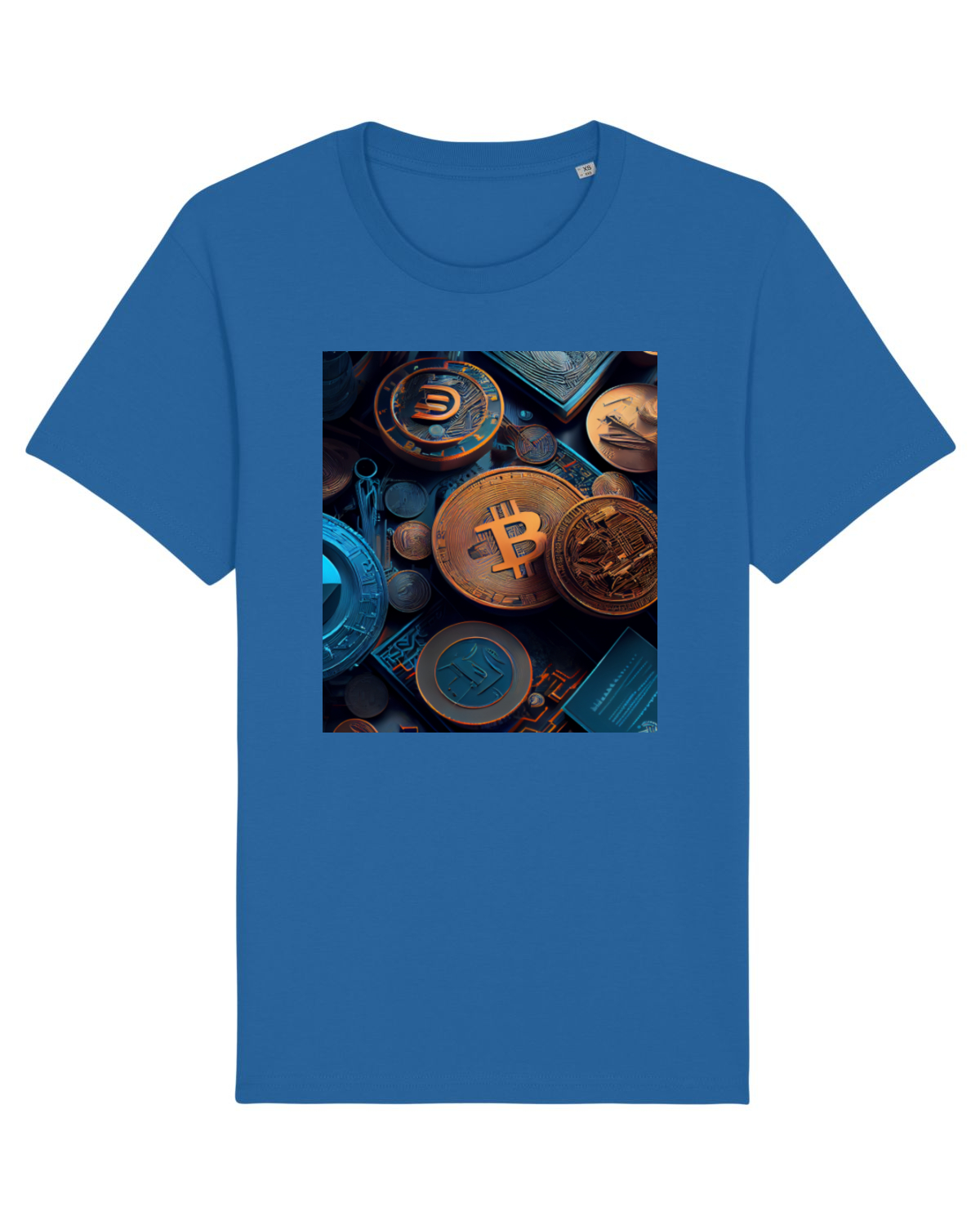 Tricou mânecă scurtă Unisex Rocker Royal Blue