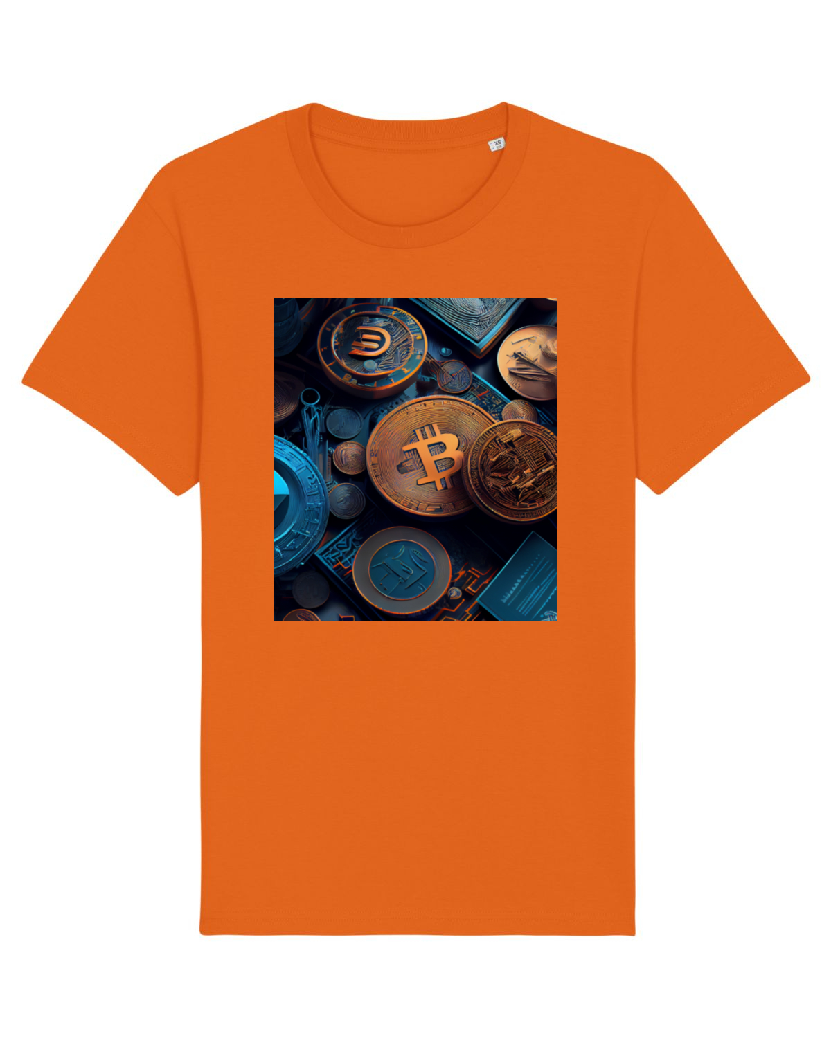 Tricou mânecă scurtă Unisex Rocker Bright Orange