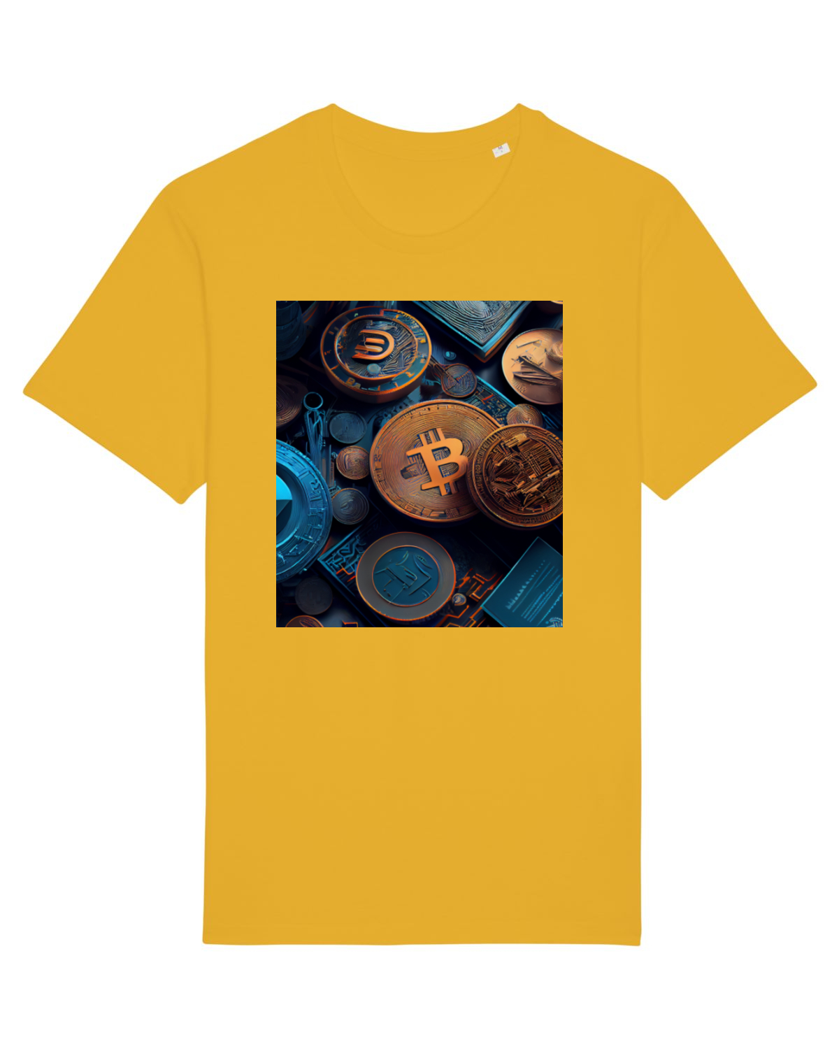 Tricou mânecă scurtă Unisex Rocker Spectra Yellow