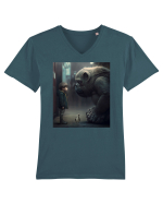DIGITAL ART 12 Tricou mânecă scurtă guler V Bărbat Presenter
