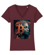DIGITAL ART 13 Tricou mânecă scurtă guler V Damă Evoker