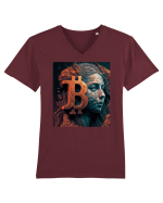 DIGITAL ART 13 Tricou mânecă scurtă guler V Bărbat Presenter
