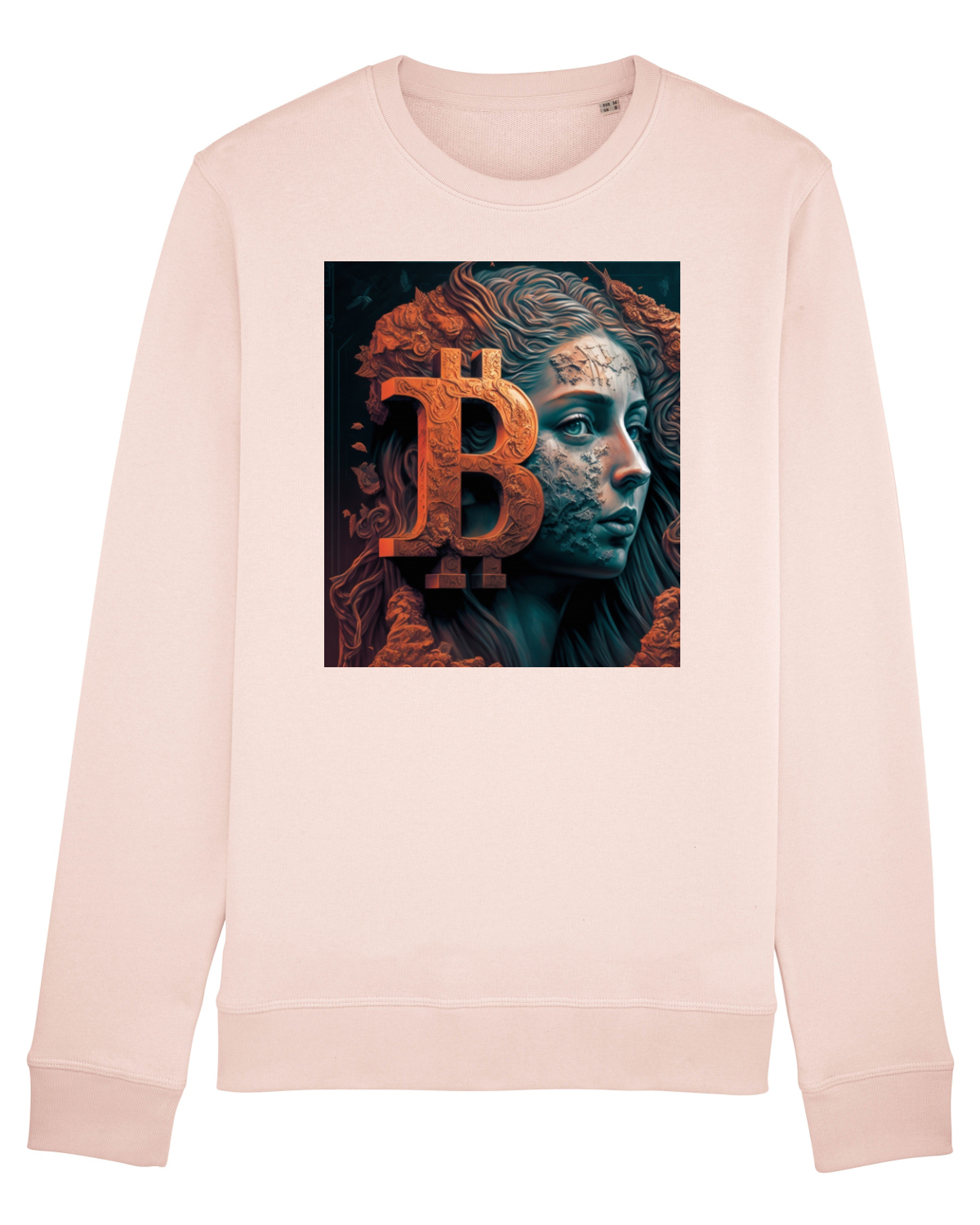 Bluză mânecă lungă Unisex Rise Candy Pink