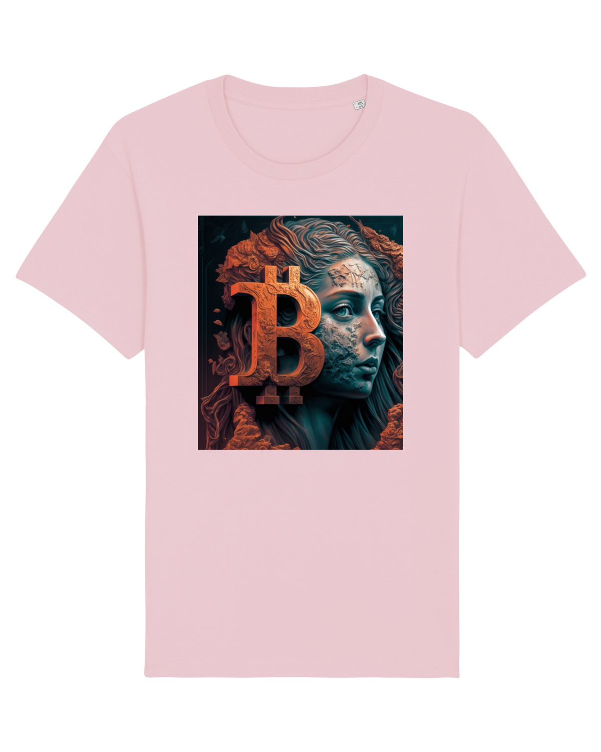 Tricou mânecă scurtă Unisex Rocker Cotton Pink