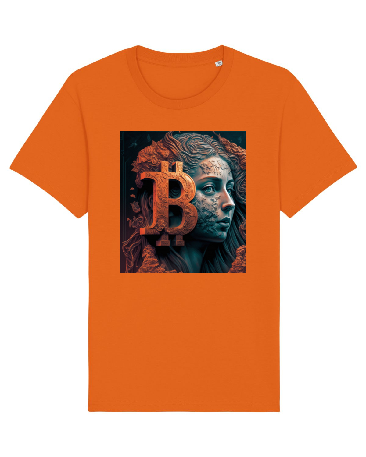Tricou mânecă scurtă Unisex Rocker Bright Orange