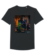DIGITAL ART 14 Tricou mânecă scurtă guler larg Bărbat Skater