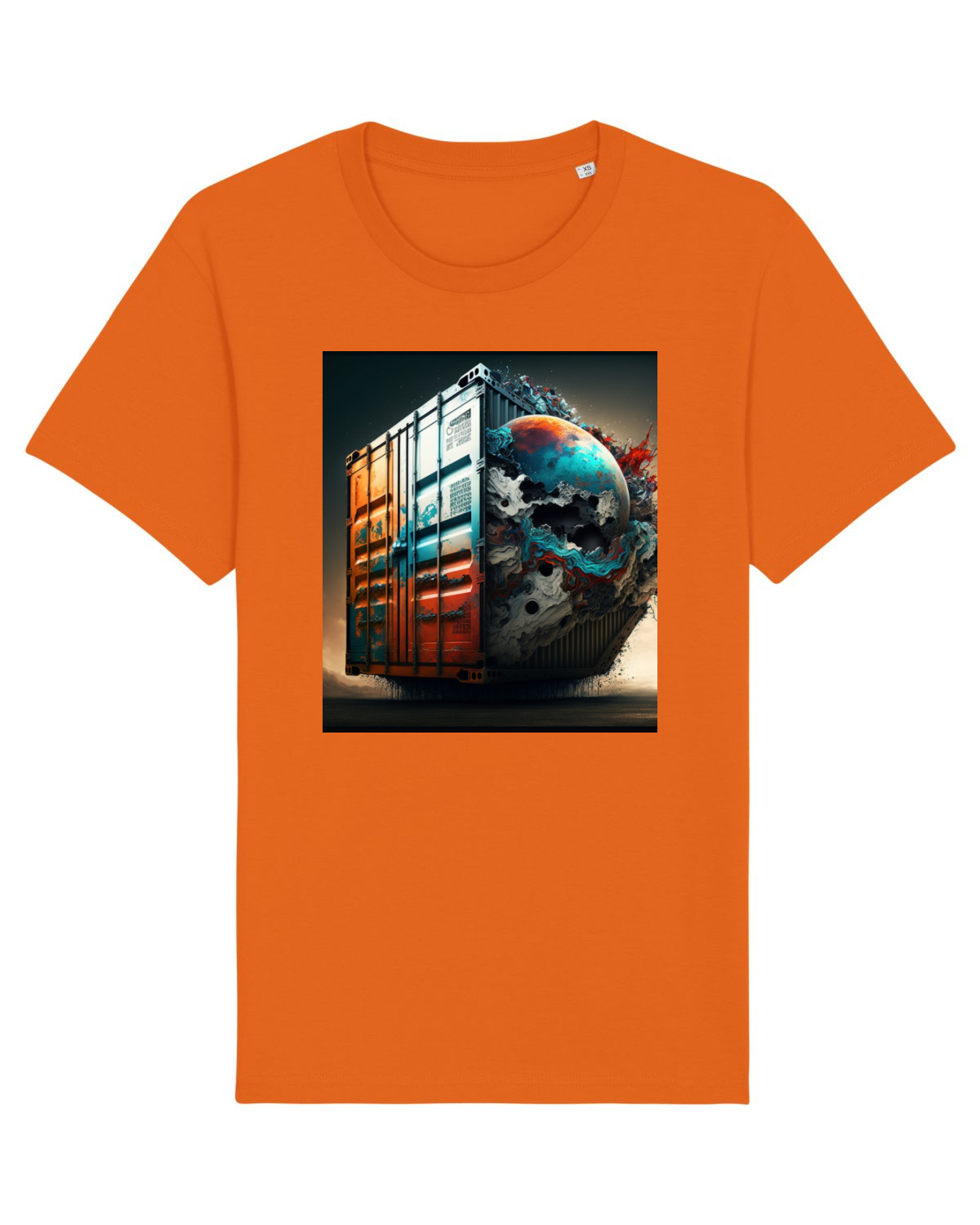 Tricou mânecă scurtă Unisex Rocker Bright Orange
