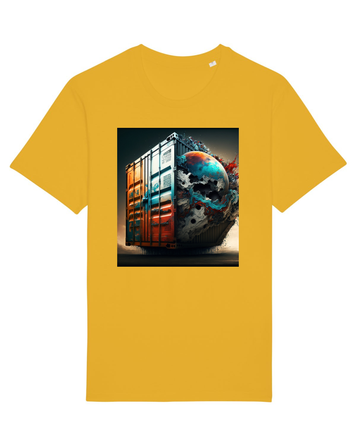 Tricou mânecă scurtă Unisex Rocker Spectra Yellow