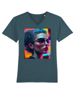 DIGITAL ART 16 Tricou mânecă scurtă guler V Bărbat Presenter