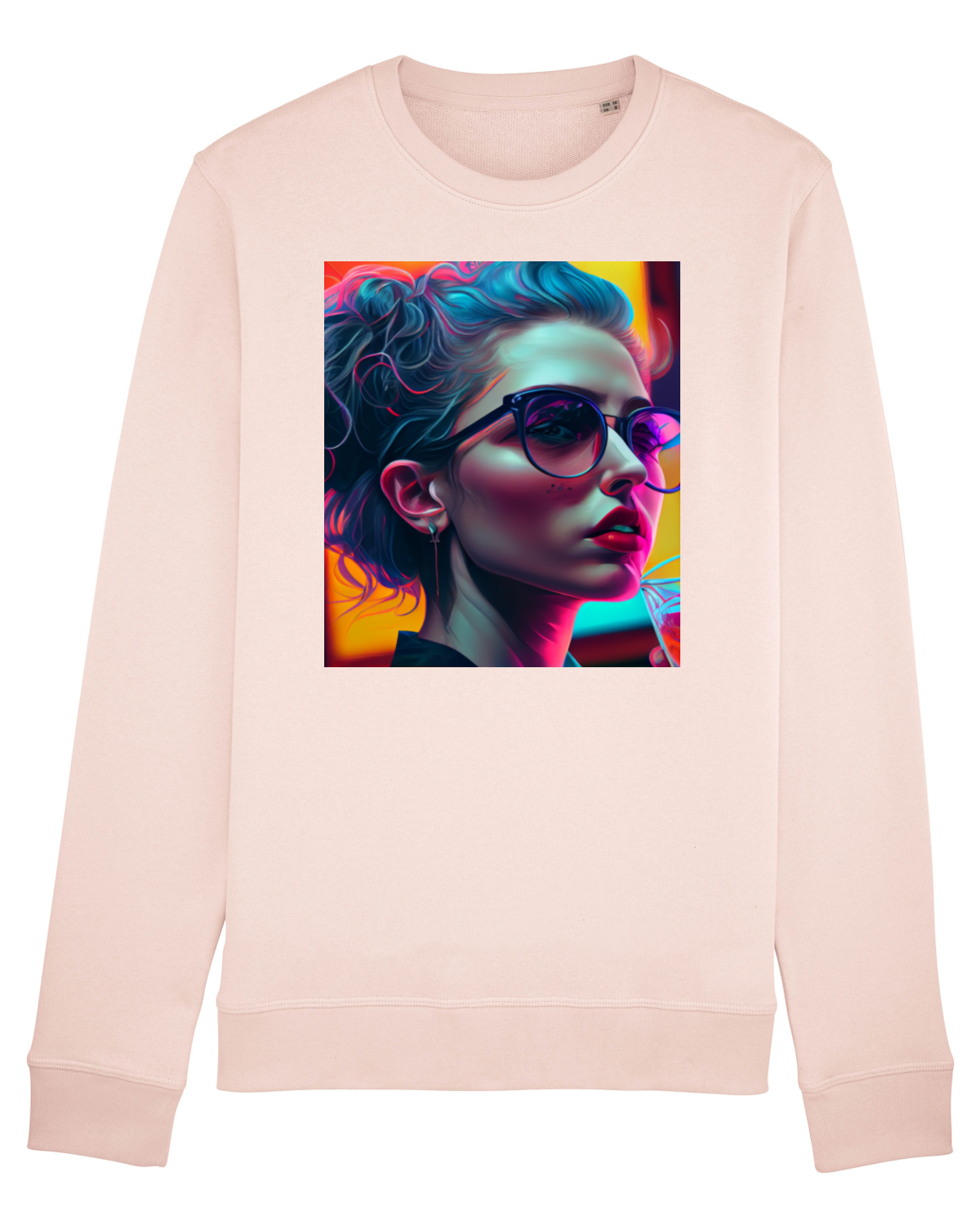 Bluză mânecă lungă Unisex Rise Candy Pink