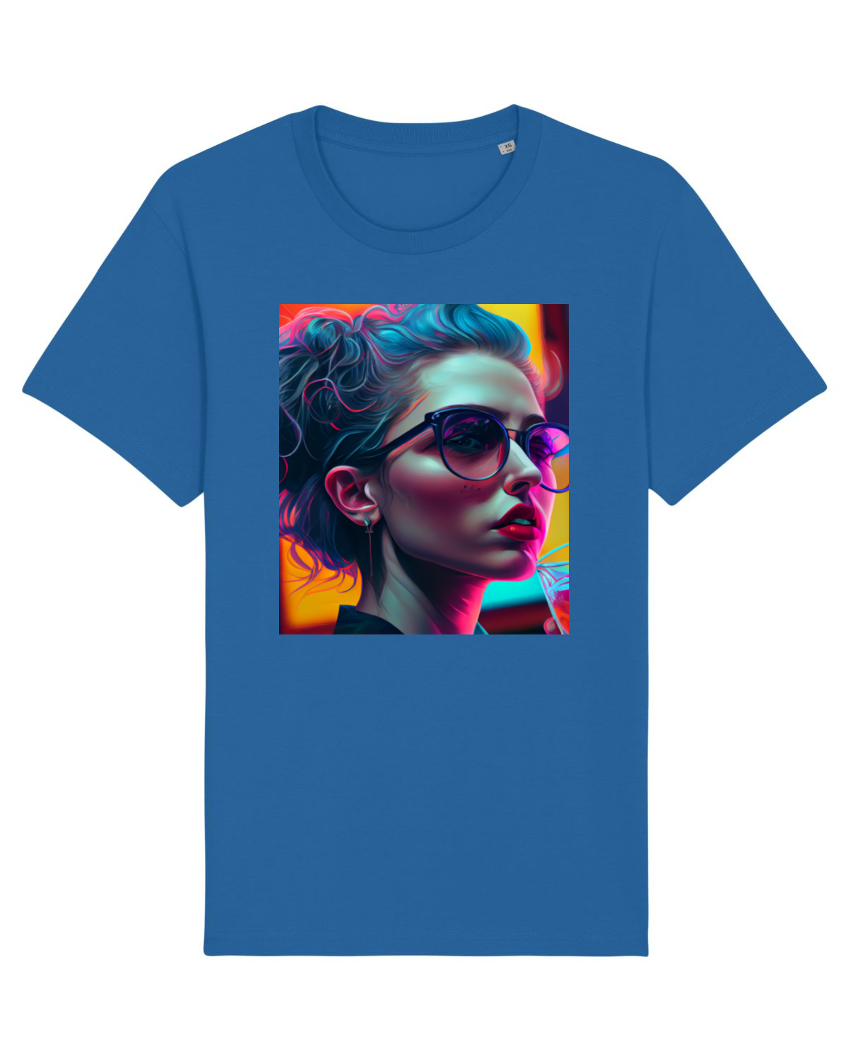 Tricou mânecă scurtă Unisex Rocker Royal Blue