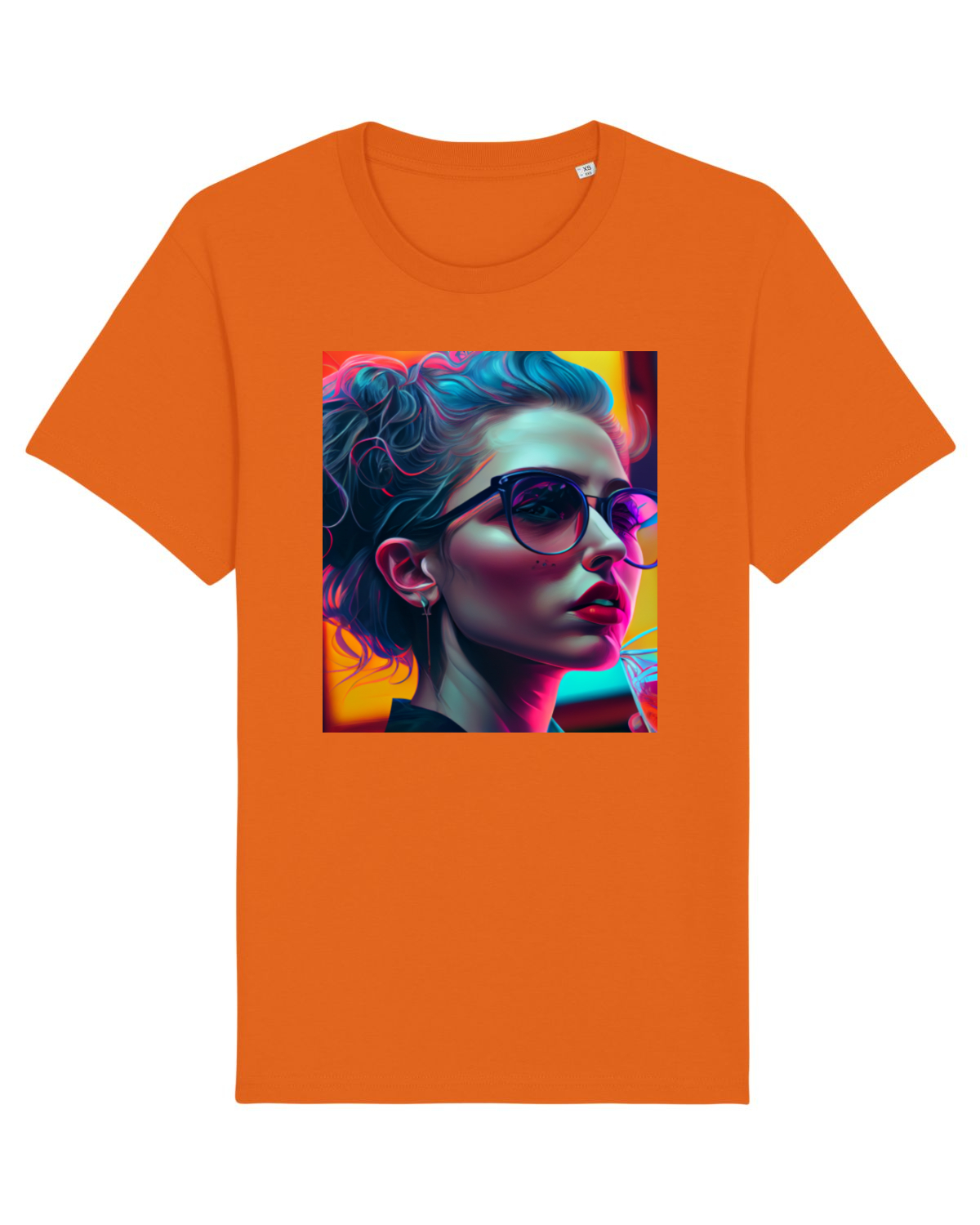 Tricou mânecă scurtă Unisex Rocker Bright Orange