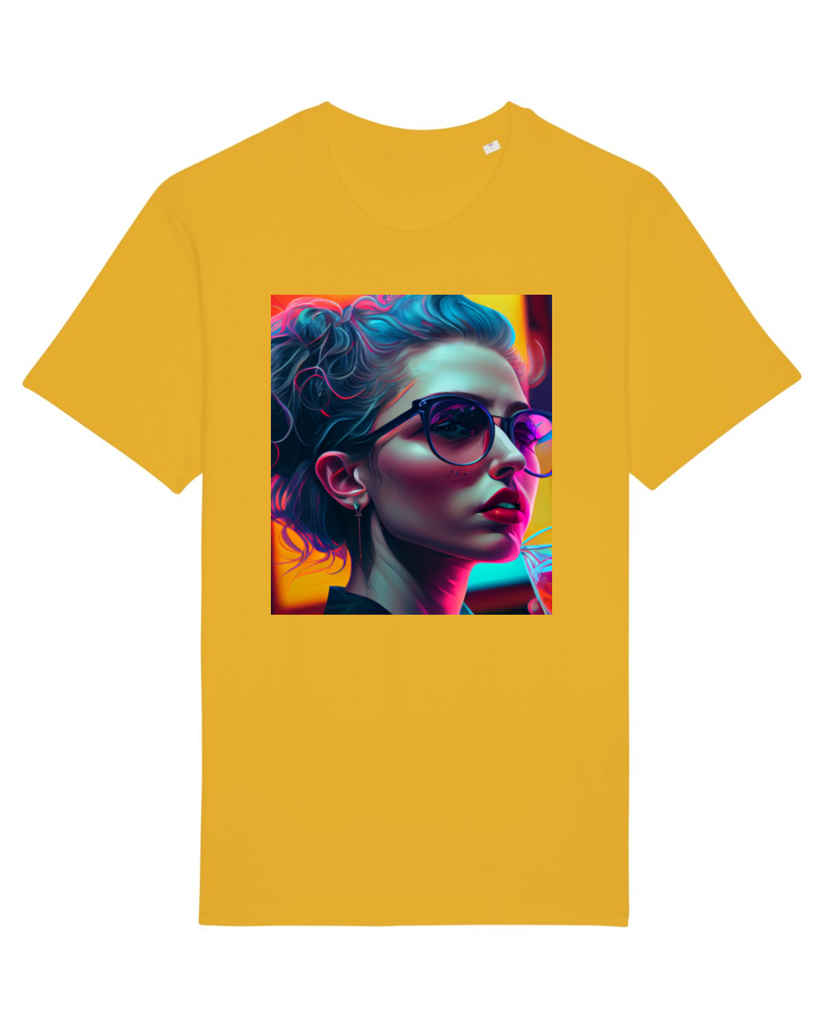 Tricou mânecă scurtă Unisex Rocker Spectra Yellow