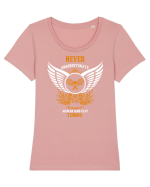 TENNIS Tricou mânecă scurtă guler larg fitted Damă Expresser