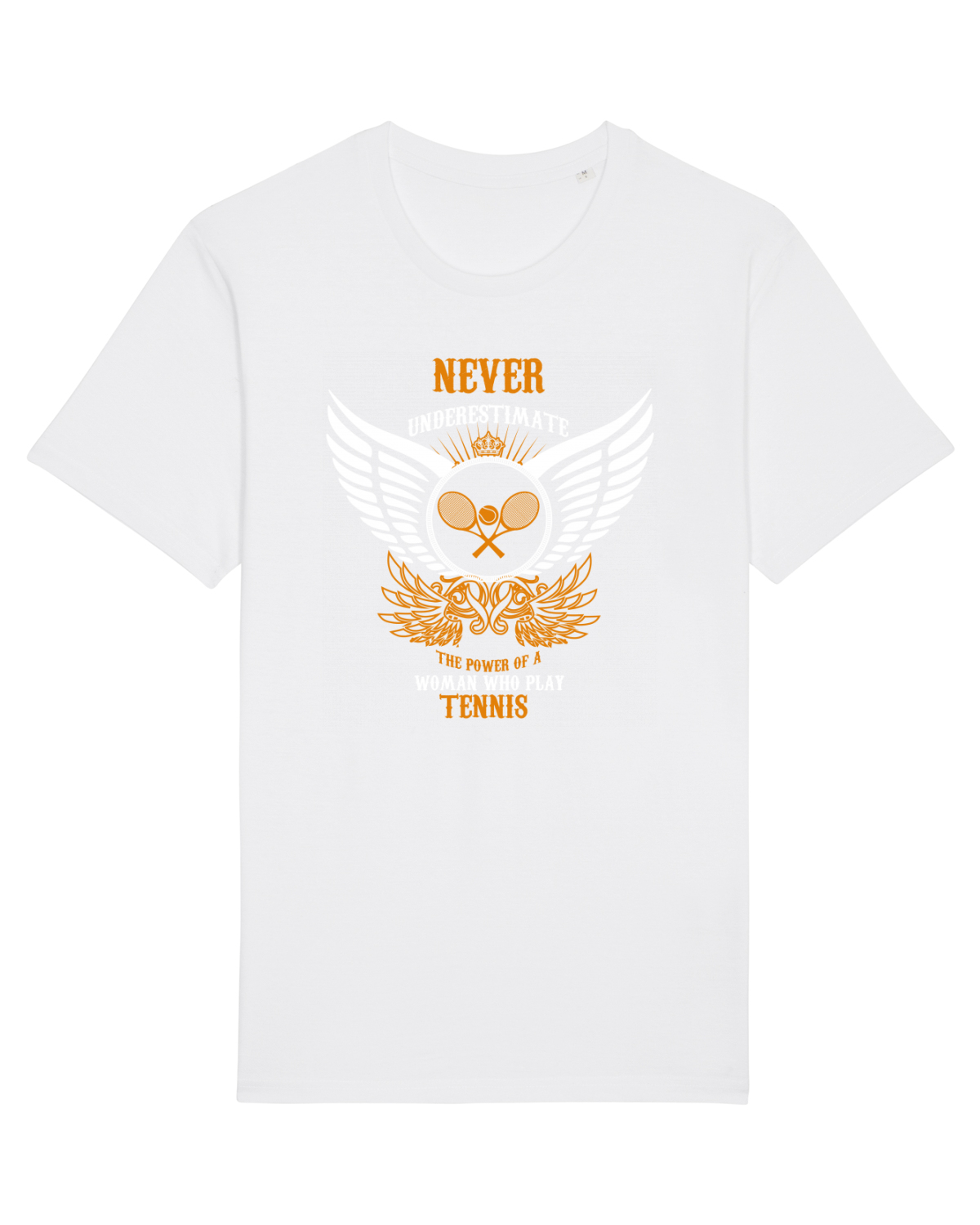 Tricou mânecă scurtă Unisex Rocker White