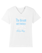 HUSBAND Tricou mânecă scurtă guler V Bărbat Presenter