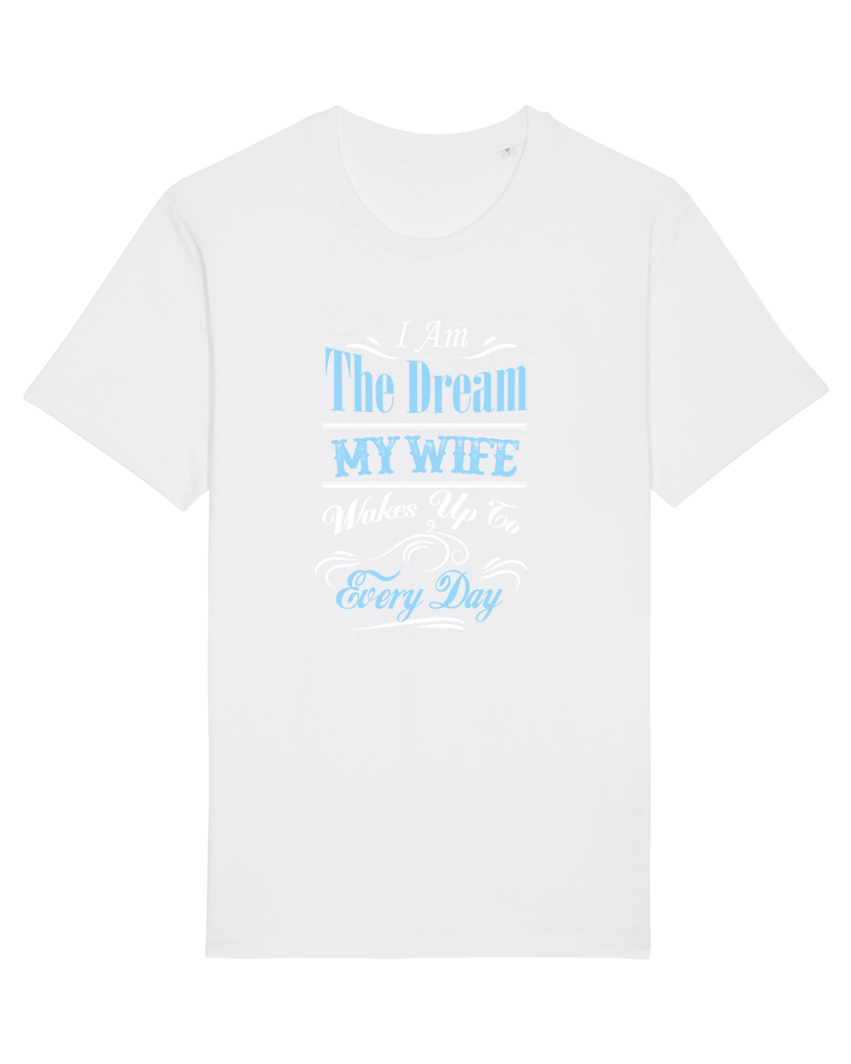 Tricou mânecă scurtă Unisex Rocker White