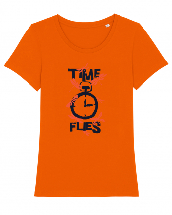 Time Flies Bright Orange