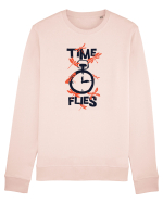 Time Flies Bluză mânecă lungă Unisex Rise