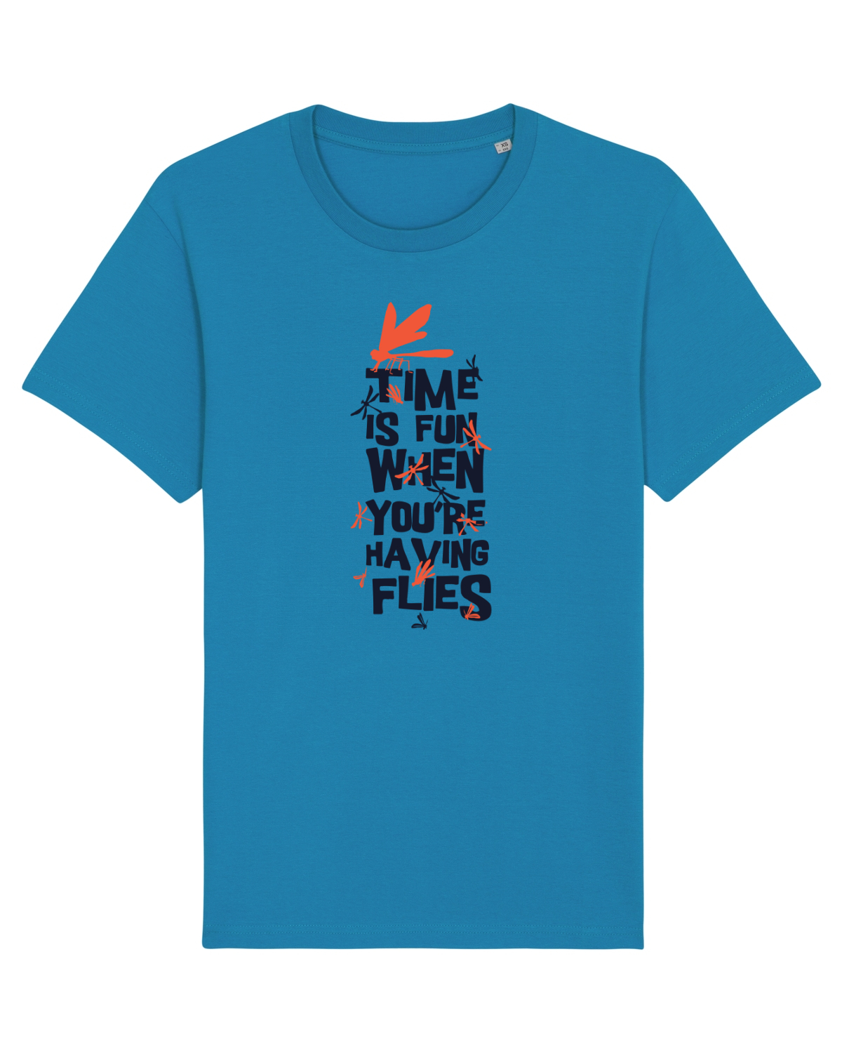 Tricou mânecă scurtă Unisex Rocker Azur