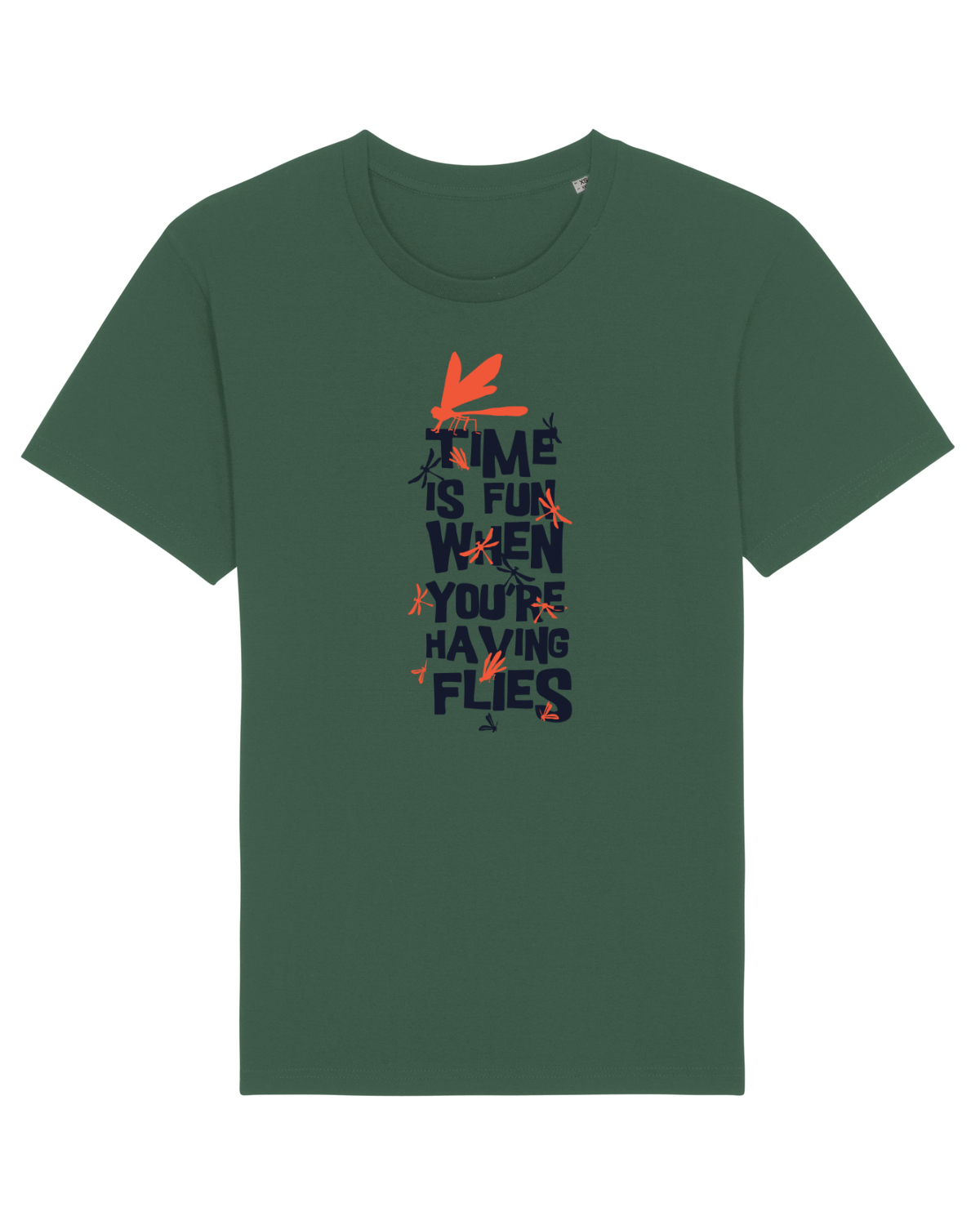 Tricou mânecă scurtă Unisex Rocker Bottle Green