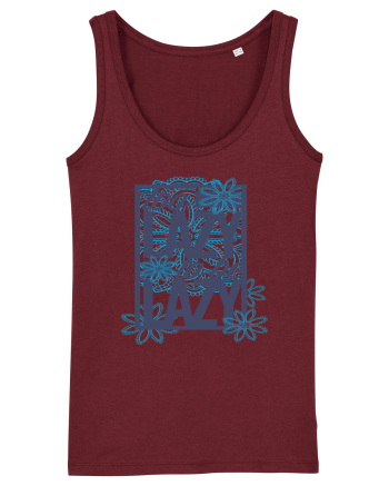 Too Lazy To Be Lazy Burgundy