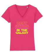 Best grandma in the galaxy Tricou mânecă scurtă guler V Damă Evoker