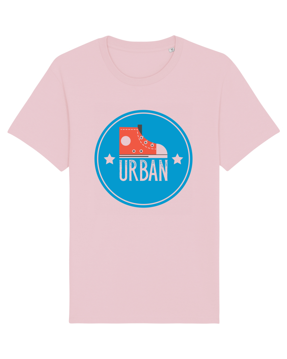 Tricou mânecă scurtă Unisex Rocker Cotton Pink