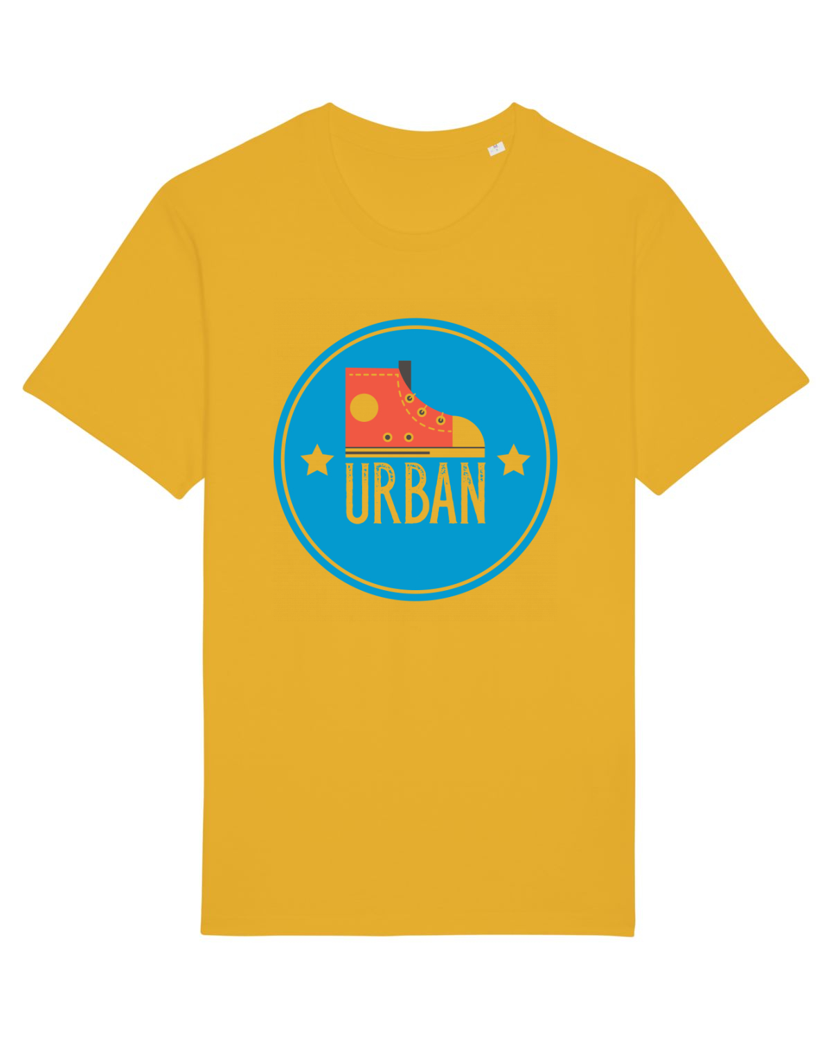 Tricou mânecă scurtă Unisex Rocker Spectra Yellow
