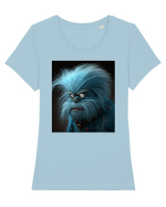 DIGITAL ART 25 Tricou mânecă scurtă guler larg fitted Damă Expresser