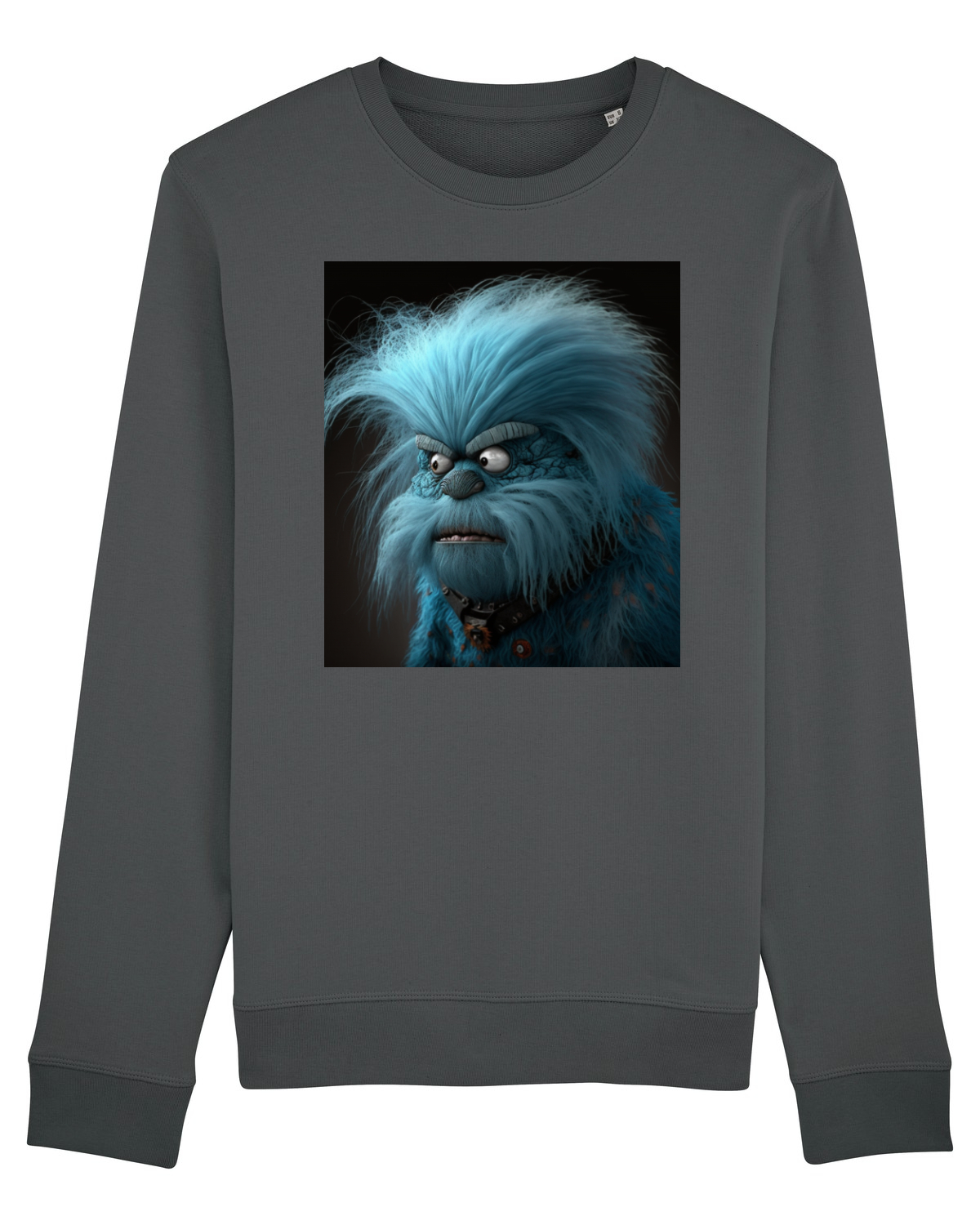 Bluză mânecă lungă Unisex Rise Anthracite