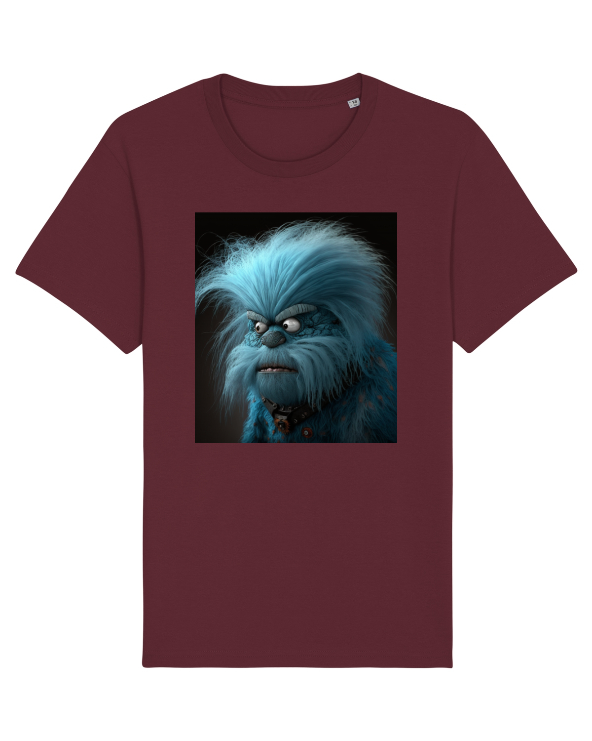Tricou mânecă scurtă Unisex Rocker Burgundy