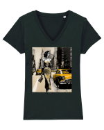 DIGITAL ART 26 Tricou mânecă scurtă guler V Damă Evoker