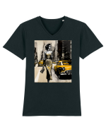 DIGITAL ART 26 Tricou mânecă scurtă guler V Bărbat Presenter